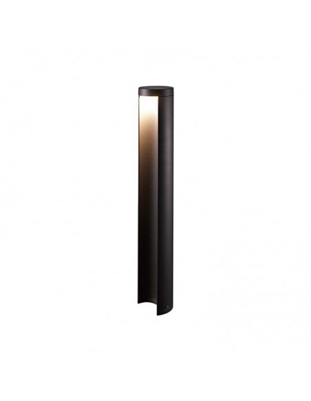 Baliza Exterior LED Cairo Grande IP54 7W 427Lm Negra Mate Gris Moderna Jardin | LeonLeds