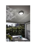 Plafón/Aplique de exterior TITAN antracita E27