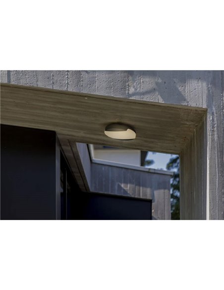 Plafón LED de techo SWEEP de exterior 23,5W IP54 antracita