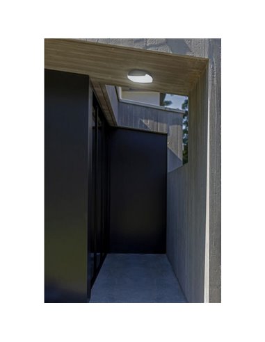 Plafón LED de techo SWEEP de exterior 23,5W IP54 antracita