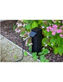 Toma de Corriente para exterior MAINS con 1/2 enchufe Zócalo schuko (31/24,1cm) hasta 3500W IP54