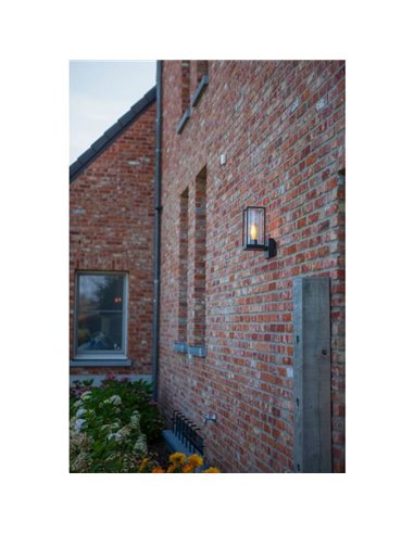 Farol de pared FLAIR con estilo rústico con y sin sensor de movimiento E27