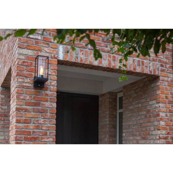 Farol de pared FLAIR con estilo rústico con y sin sensor de movimiento E27