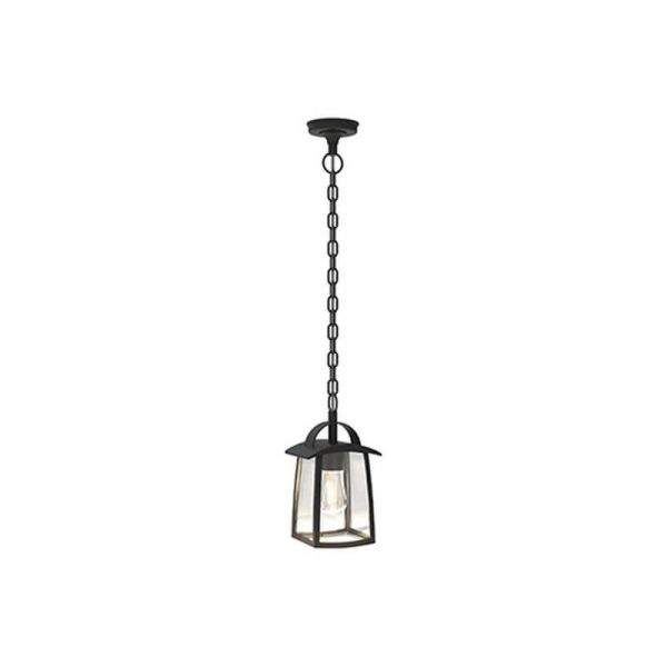 Lámpara de Techo Colgante exterior KELSEY con agarradero, vidrio transparente