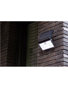 Aplique Solar exterior TUDA con panel solar 1/3 Luces con sensor de movimiento y control por voz 2