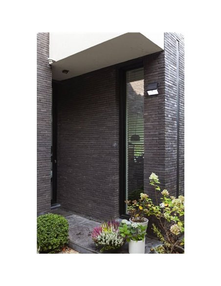 Aplique Solar exterior TUDA con panel solar 1/3 Luces con sensor de movimiento y control por voz