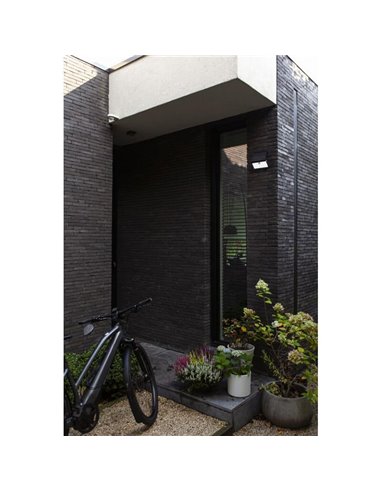 Aplique Solar exterior TUDA con panel solar 1/3 Luces con sensor de movimiento y control por voz