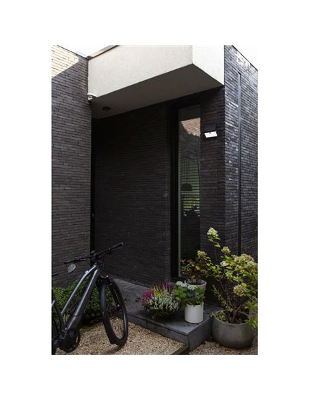 Aplique Solar exterior TUDA con panel solar 1/3 Luces con sensor de movimiento y control por voz