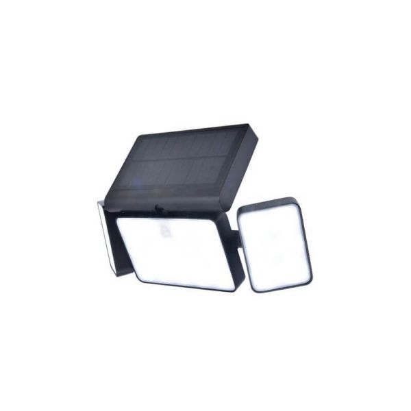 Aplique Solar exterior TUDA con panel solar 1/3 Luces con sensor de movimiento y control por voz