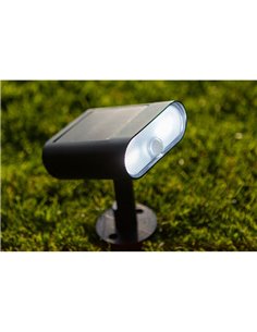 Proyector Solar GINBO 2700k-6500k + RGB con panel solar, sensor de movimiento y control por voz 2
