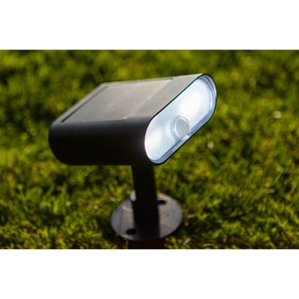 Proyector Solar GINBO 2700k-6500k + RGB con panel solar, sensor de movimiento y control por voz