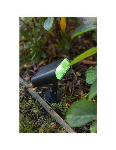 Proyector Solar GINBO 2700k-6500k + RGB con panel solar, sensor de movimiento y control por voz