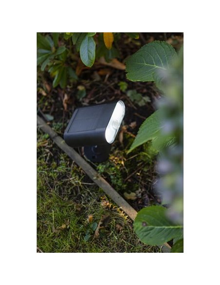 Proyector Solar GINBO 2700k-6500k + RGB con panel solar, sensor de movimiento y control por voz