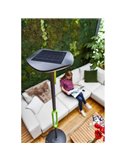 Lampadaire solaire amovible POPPY avec panneau solaire et détection PIR 3000K