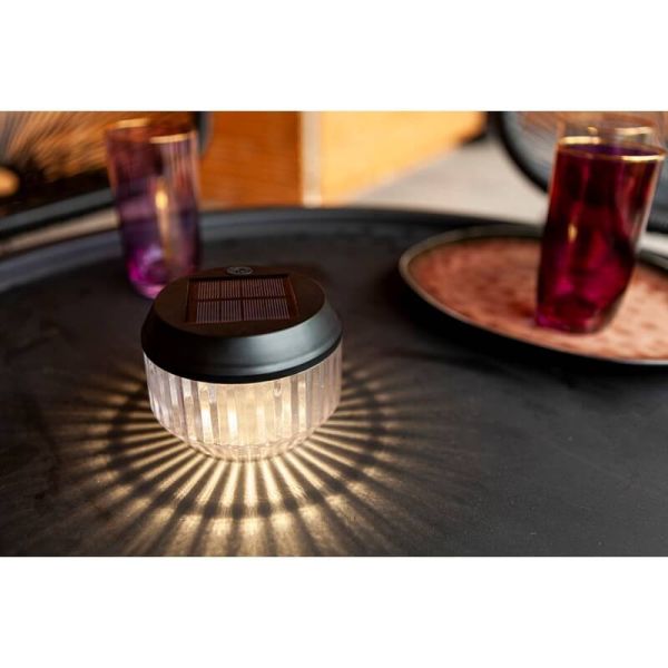 Lámpara de mesa solar DIVA portátil con patrón de luz por el difusor 4000K