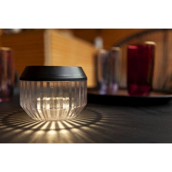 Lámpara de mesa solar DIVA portátil con patrón de luz por el difusor 4000K