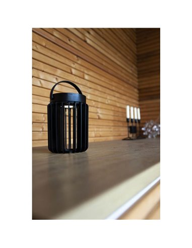 Lanterna de mesa solar portátil KOZY com painel solar recarregável e USB