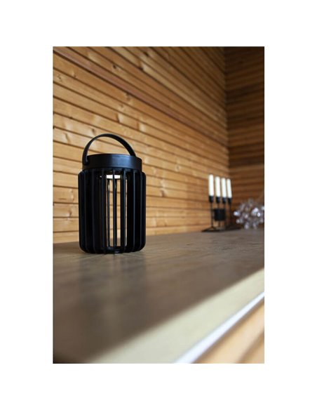 Lanterne de table solaire portable KOZY avec rechargeable par USB et panneau solaire