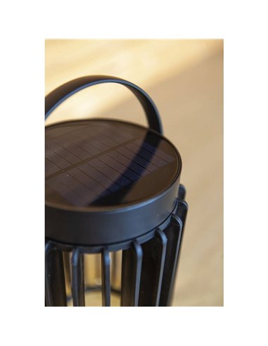 Lanterne de table solaire portable KOZY avec rechargeable par USB et panneau solaire