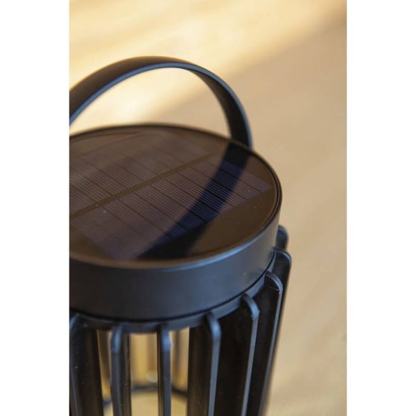 Lanterne de table solaire portable KOZY avec rechargeable par USB et panneau solaire