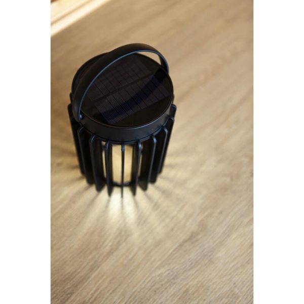 Farolillo de mesa solar portatil KOZY con USB recargable y panel solar