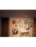 Foco superficie BOX 1 luz LED orientable blanco Warmglow | LeonLeds