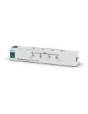 Foco techo 4 luces BURLAP níquel 4xE14 IP20 | LeonLeds