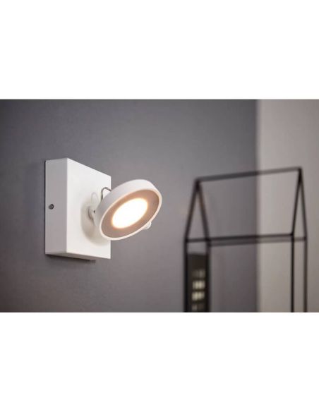 Foco de techo/pared LED CLOCKWORK 1 luz regulable EyeComfort| LeonLeds