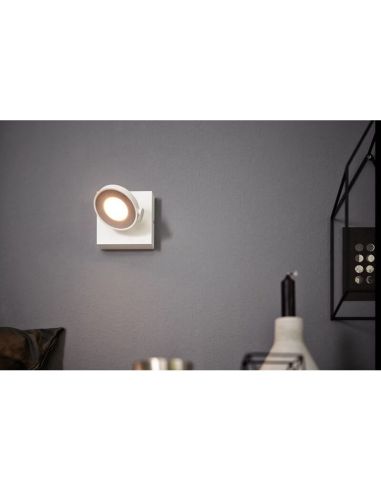 Foco de techo/pared LED CLOCKWORK 1 luz regulable EyeComfort| LeonLeds