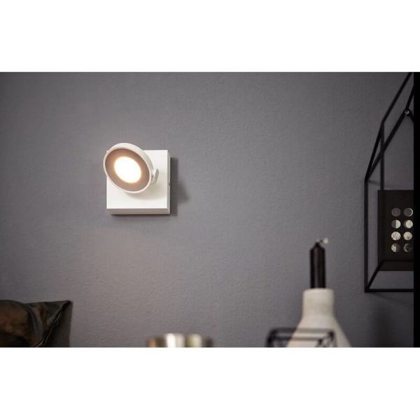 CLOCKWORK Spot LED para teto/parede 1 luz regulável EyeComfort| LeonLeds