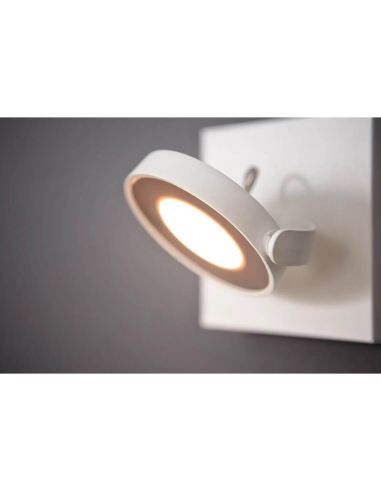 CLOCKWORK Spot LED para teto/parede 1 luz regulável EyeComfort| LeonLeds