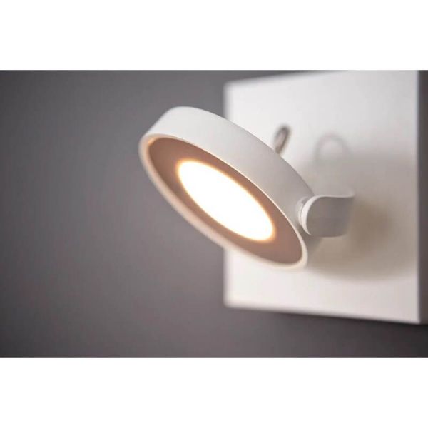Spot LED plafond/mur CLOCKWORK 1 lumière dimmable EyeComfort| LéonLeds