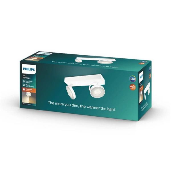 Foco de techo o pared LED CLOCKWORK regulable 2200-2700K | LeonLeds