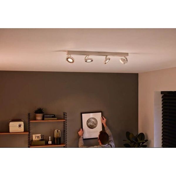 Foco de techo o pared LED CLOCKWORK 4 luces EyeComfort | LeonLeds
