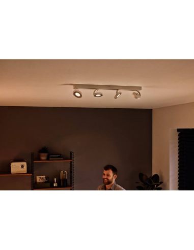 Foco de techo o pared LED CLOCKWORK 4 luces EyeComfort | LeonLeds