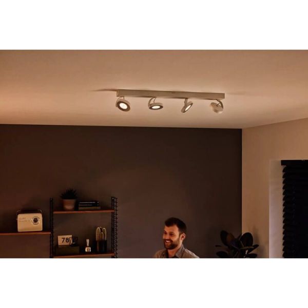 CLOCKWORK Spot LED para teto ou parede 4 luzes EyeComfort | LeonLeds