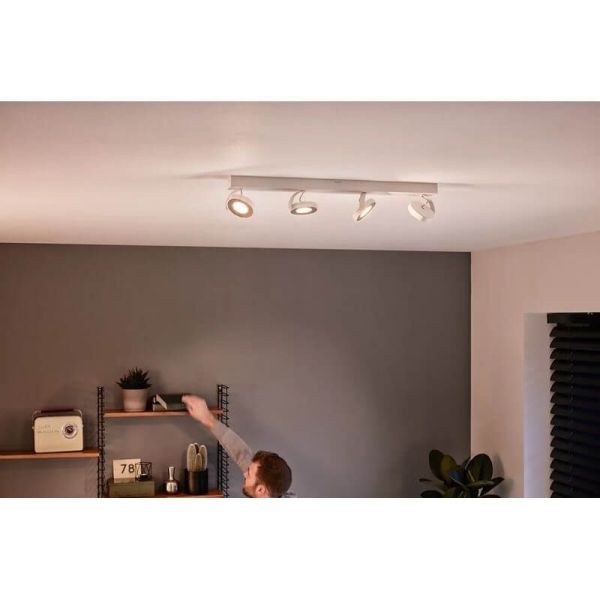 Foco de techo o pared LED CLOCKWORK 4 luces EyeComfort | LeonLeds