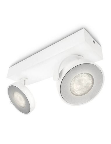 Foco de techo o pared LED CLOCKWORK 2 luces EyeComfort | LeonLeds