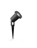 Foco/Piqueta exterior LED PULED negro IP44 Sobremuro/Pie | LeonLeds