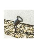 Foco/Piqueta exterior LED PULED negro IP44 Sobremuro/Pie | LeonLeds