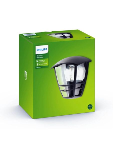 Applique extérieure CREEK style classique noirMyGarden | LéonLeds