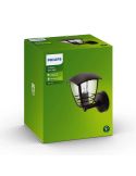 Aplique de pared LED CREEK negro con soporte IP44 MyGarden | LeonLeds
