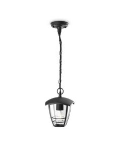 Lámpara de techo exterior CREEK negro 1x60W E27 MyGarden | LeonLeds