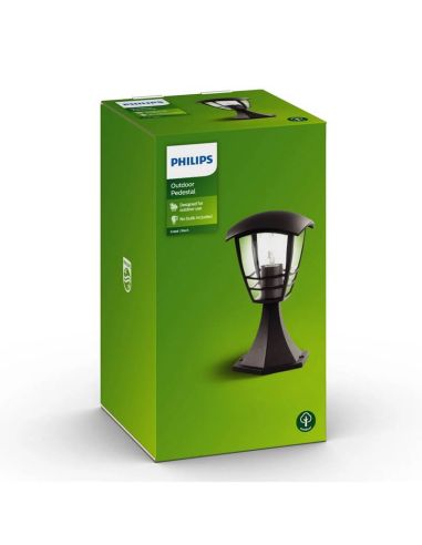 Baliza LED de exterior CREEK clásico negro IP44 MyGarden | LeonLeds