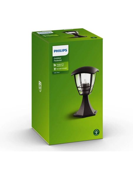 Baliza LED de exterior CREEK clásico negro IP44 MyGarden | LeonLeds