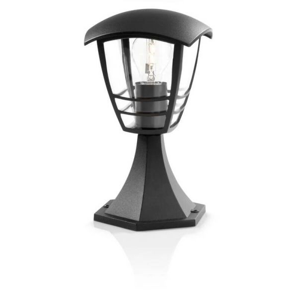Baliza LED de exterior CREEK clásico negro IP44 MyGarden | LeonLeds