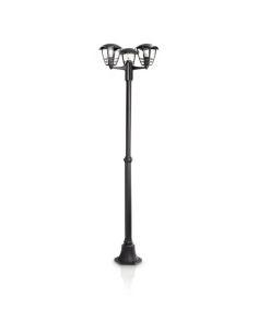 Farola LED exterior clásica CREEK negro 184cm IP44 MyGarden | LeonLeds
