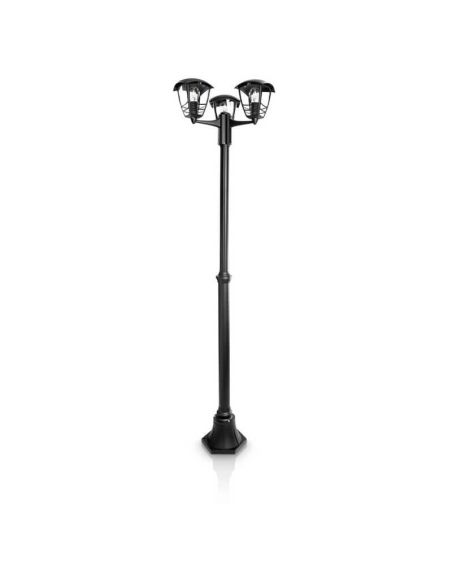 Farol LED exterior clássico CREEK preto 184cm IP44 MyGarden | LeonLeds