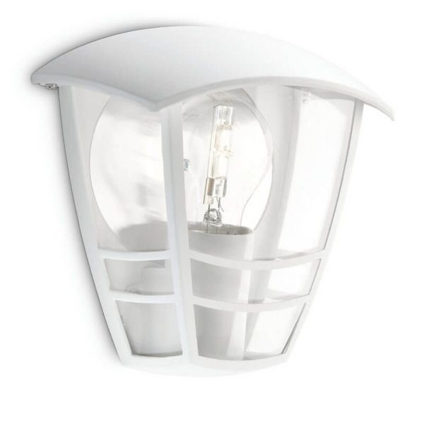 Aplique de pared exterior CREEK blanco IP44 MyGarden | LeonLeds