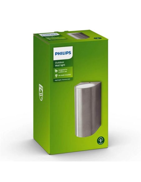 Aplique pared NIGHTINGALE luz arriba/abajo IP44 MyGarden | LeonLeds